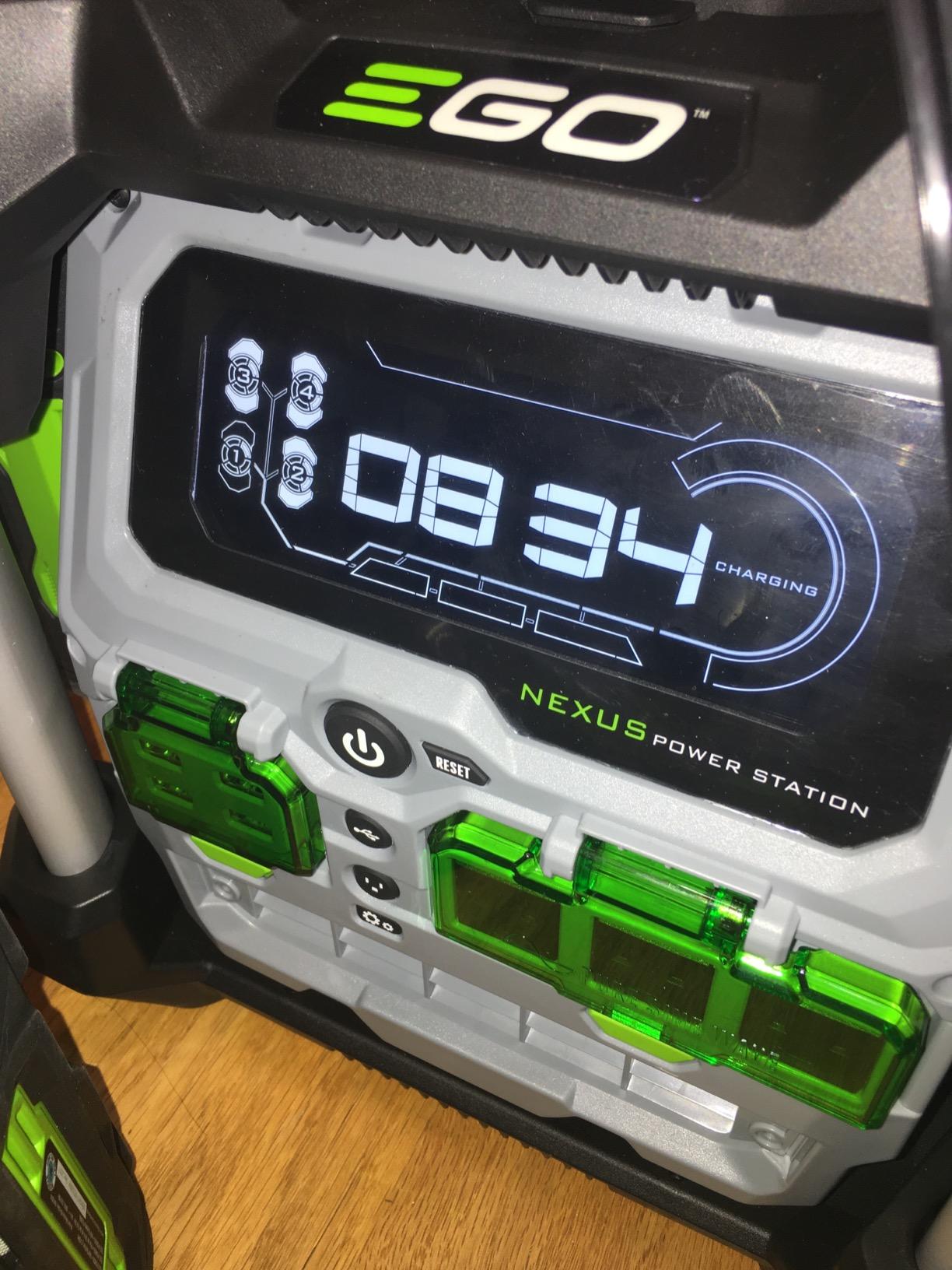 EGO POWER+ Portable Power Station, 3000W, Battery Powered, Inverter Generator for Home and Outdoor, Includes (2) 56V 7.5Ah Batteries and Charger - PST3042 customer photo 1
