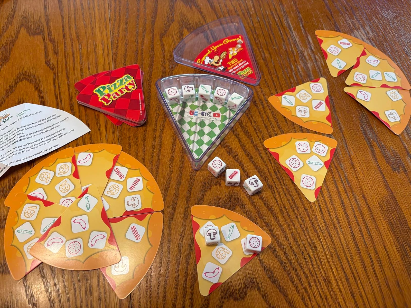 University Games, Pizza Party Dice Game, Dice Game for Kids and Families, Ages 6+ customer photo 2