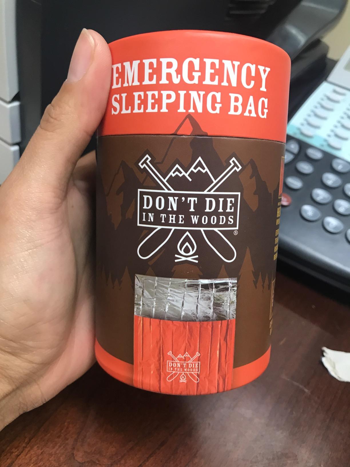 Emergency Sleeping Bag with Hood –Ultralight Thermal Mylar Survival Shelter customer photo 1