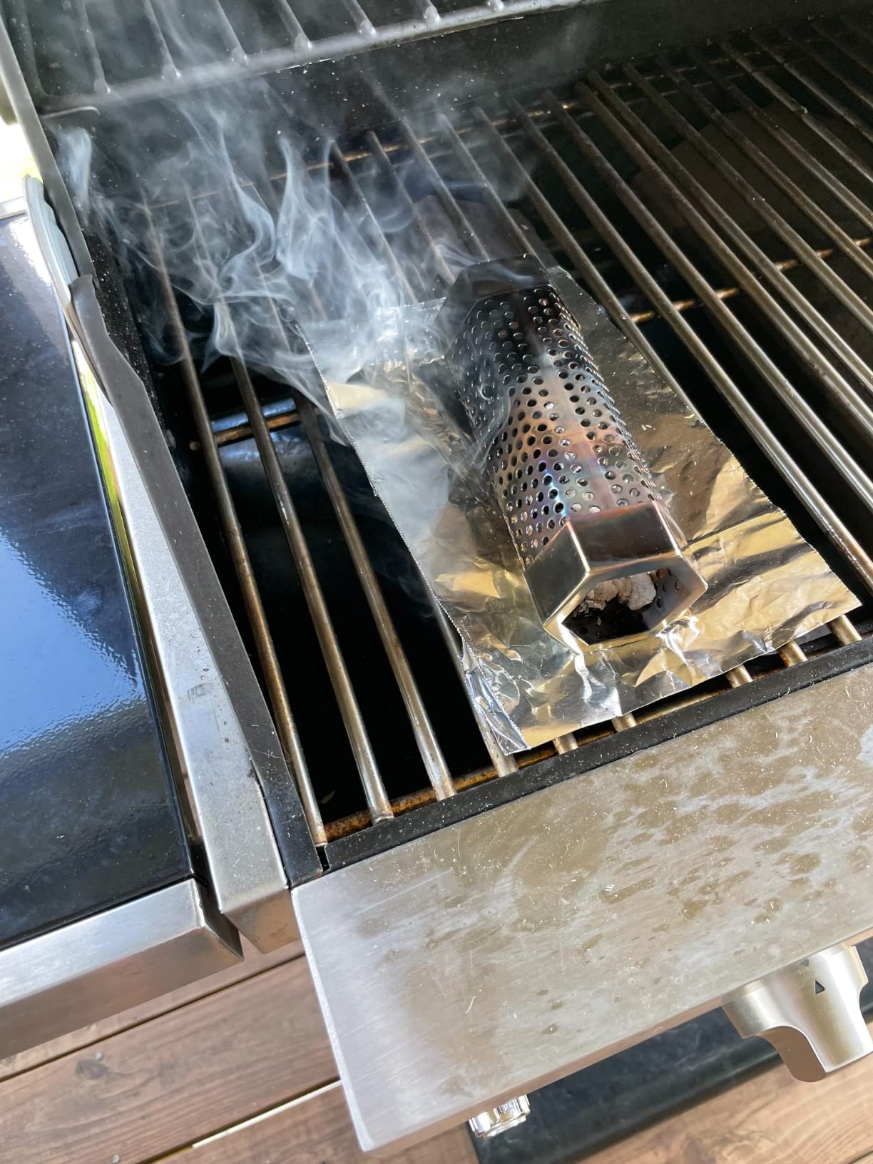 Pellet Smoker Tube, Electric Gas Grill Charcoal Smoke Box Accessories 6&12