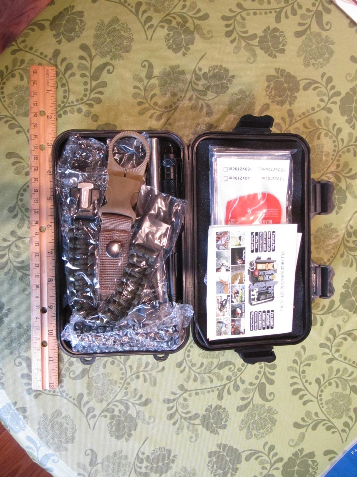 VEITORLD Gifts for Men Dad Him Christmas - Survival Gear and Equipment 12 in 1, Survival Kits - Cool Unique Fishing Hunting Birthday Gifts for Husband Teen Boy Boyfriend Women, Mens Stocking Stuffers customer photo 1