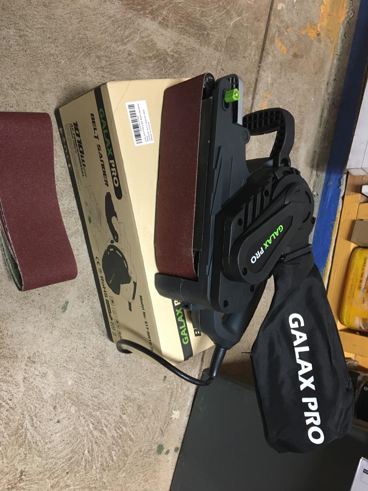 GALAX PRO 8A Belt Sander, 120-380 RPM 6-Variable Speed Settings customer photo 2