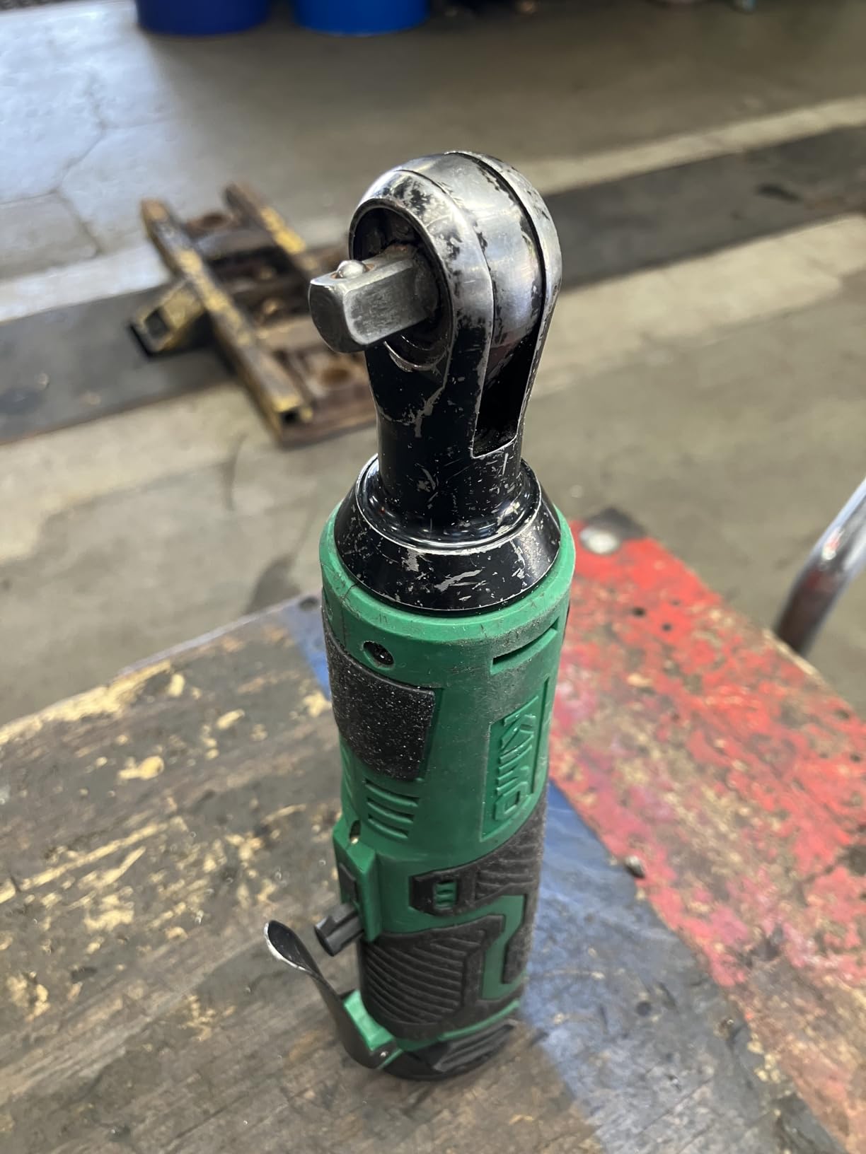 KIMO 3/8 Cordless Electric Ratchet Wrench, 40Ft-lbs, 400RPM Variable Speed customer photo 2