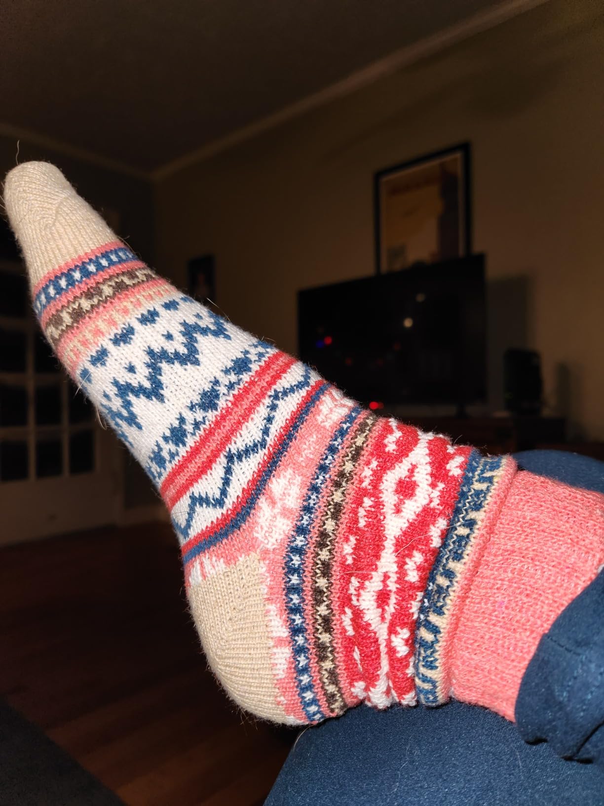 FYC Socks for Women Winter Thick Warm Wool Socks Cozy Crew Christmas Gift customer photo 1