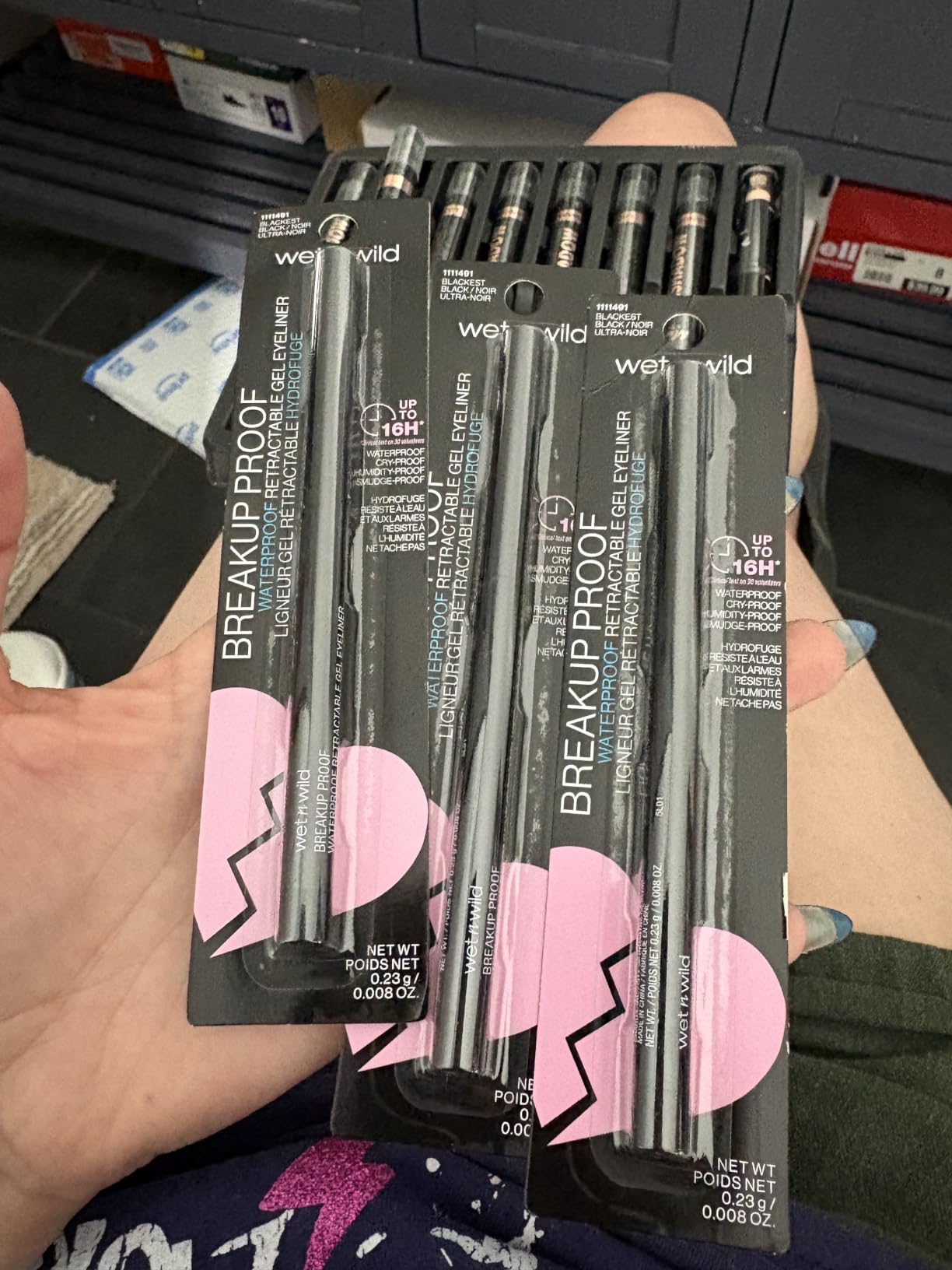 wet n wild Mega Last Breakup Proof Waterproof Retractable Gel Eyeliner - Ultra Pigmented 16-Hour Long Wear, Smudge Proof Satin Finish Formula, Cruelty-Free & Vegan - Charcoal customer photo 1