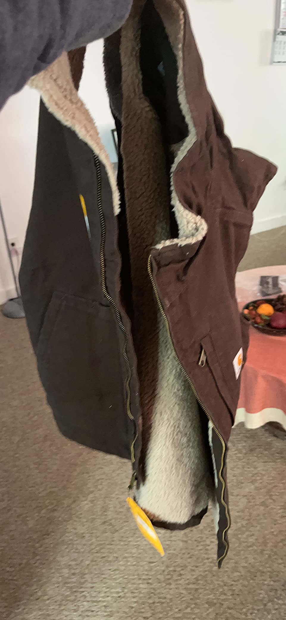 Carhartt Men's Washed Duck Mock-Neck Vest customer photo 2