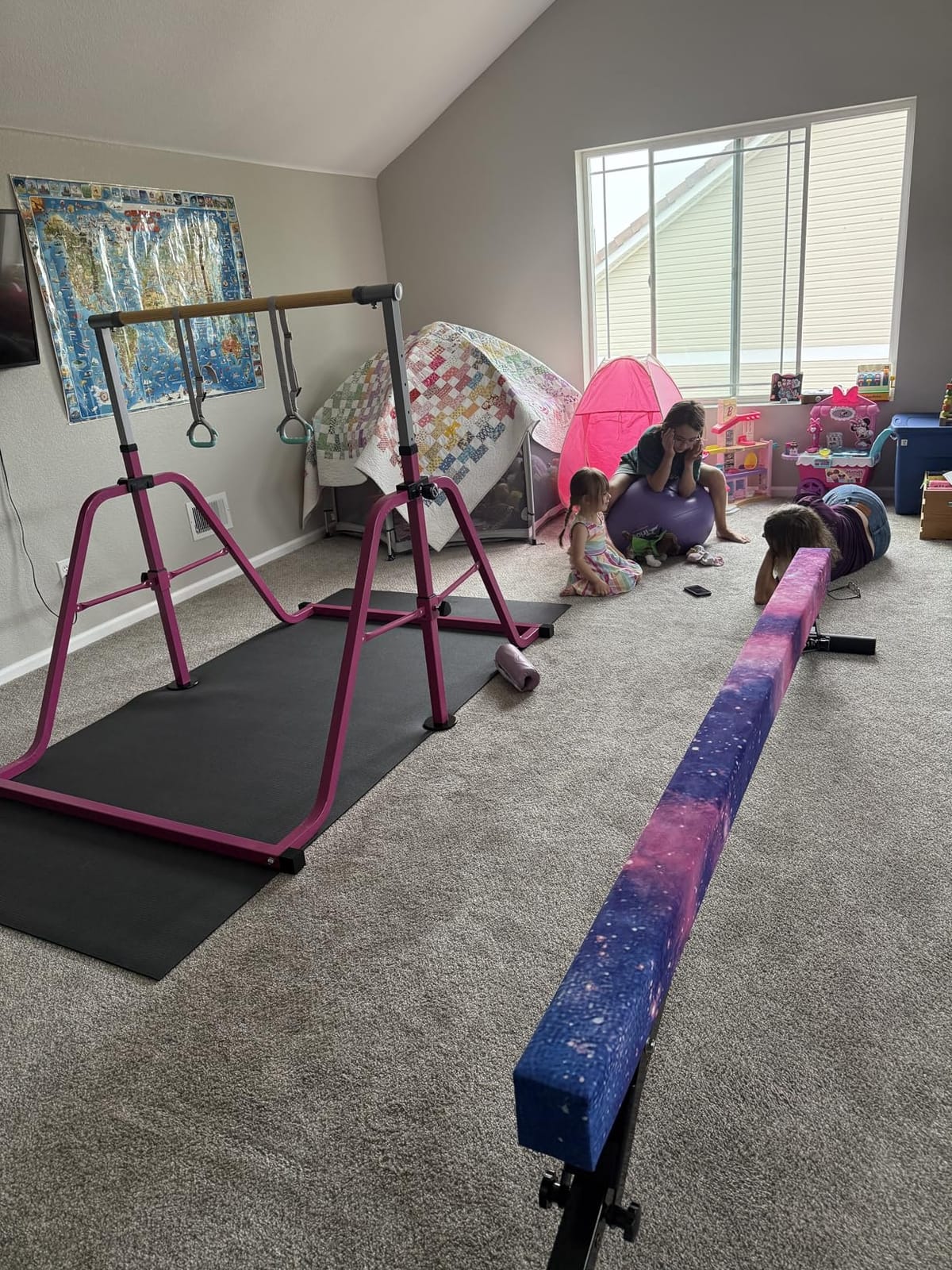 Marfual Adjustable Gymnastic Balance Beam for Kids of All Gymnastic Levels customer photo 1