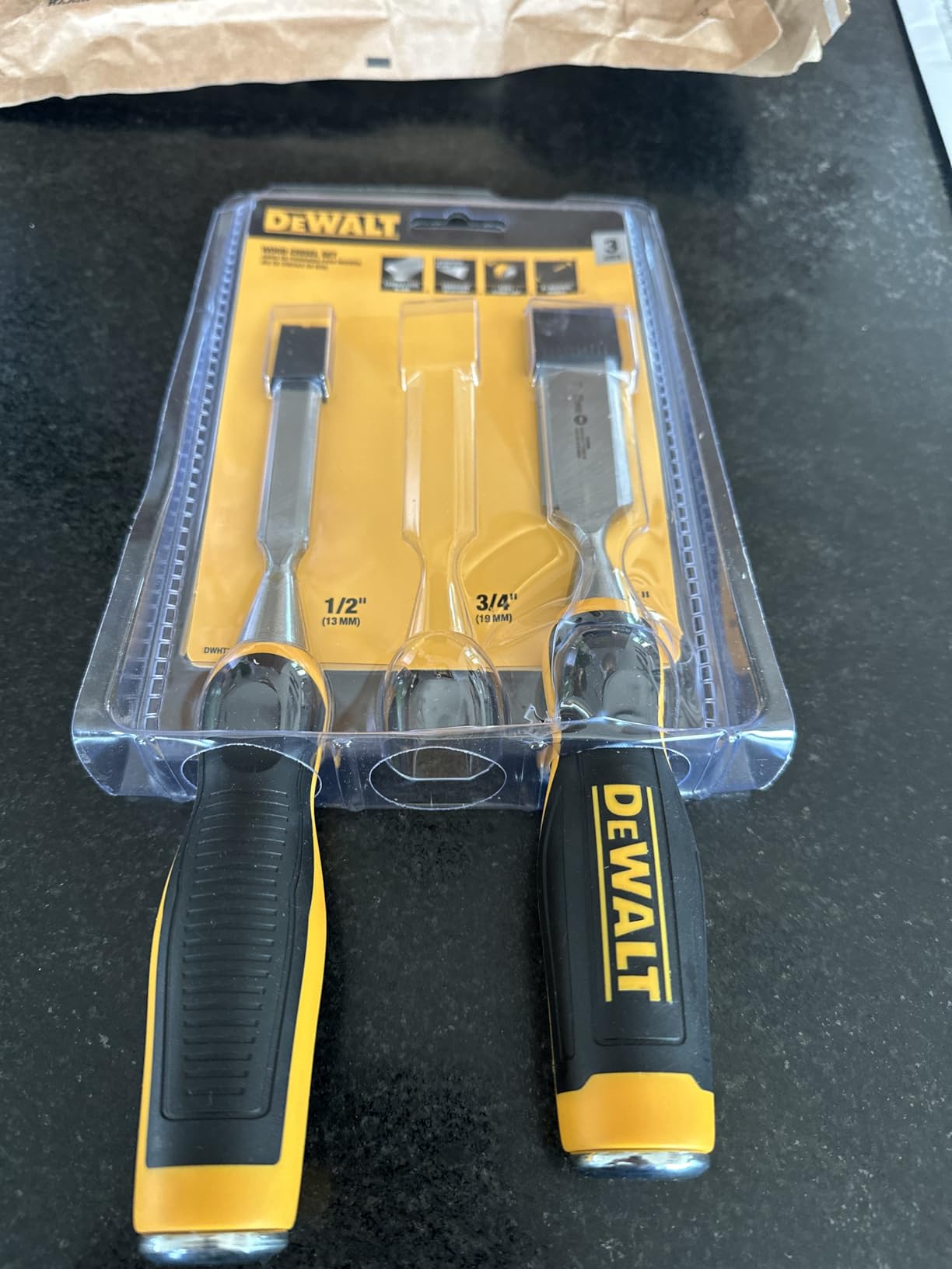 DEWALT Wood Chisel Set (3-Piece) DWHT16862 customer photo 1