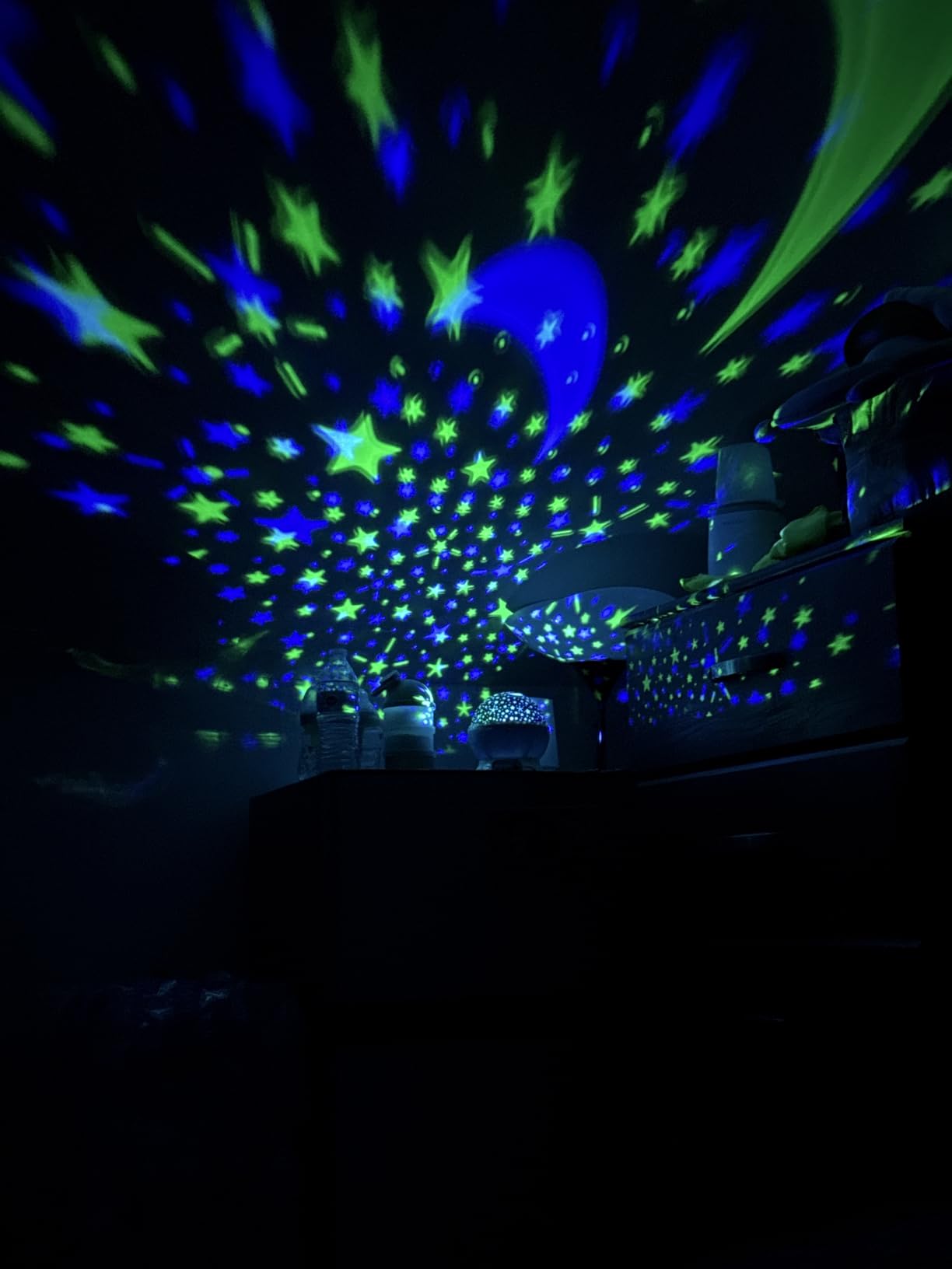 RICTLY Night Light for Kids, Kids Night Light Nebula 360 Degree Rotation - 4 LED Bulbs 12 Light Color Star Projector Changing with USB Cable, Romantic Gifts for Men Women Children customer photo 1