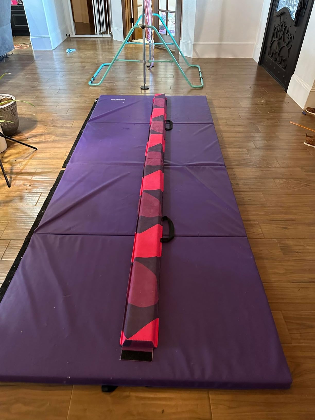 Marfula 6 FT / 8 FT / 9 FT Folding Gymnastics Beam Foam Balance Floor Beam customer photo 1