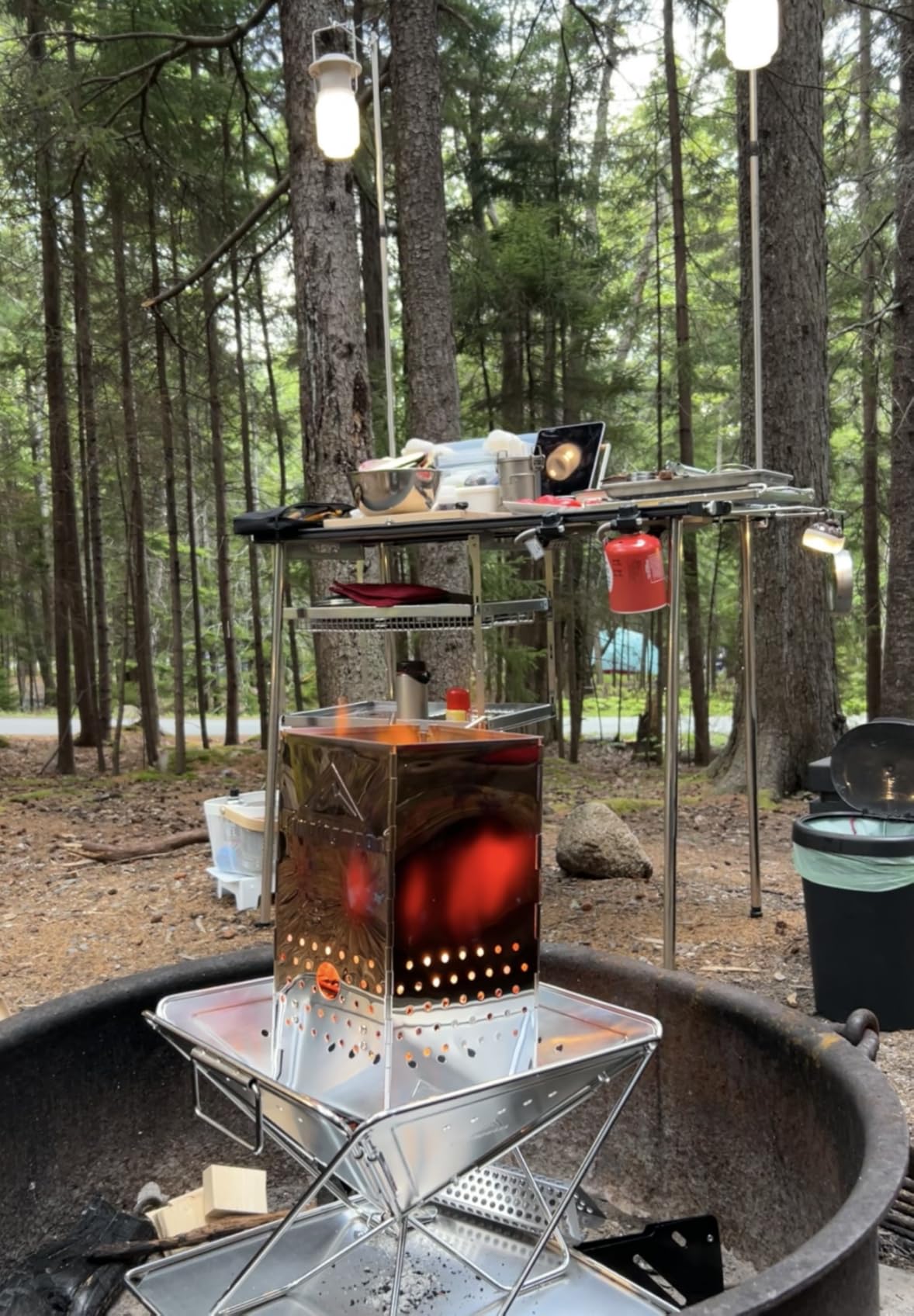 Portable Charcoal Chimney Starter Stainless Steel MT-18 customer photo 1