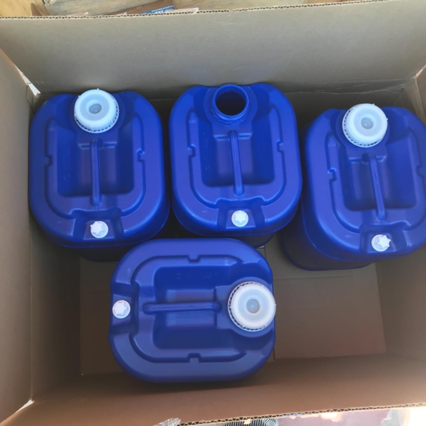 5-Gallon Stackable Water Storage Containers, Emergency Water Storage for Camping and Disaster Preparedness, 30 Gallons customer photo 2