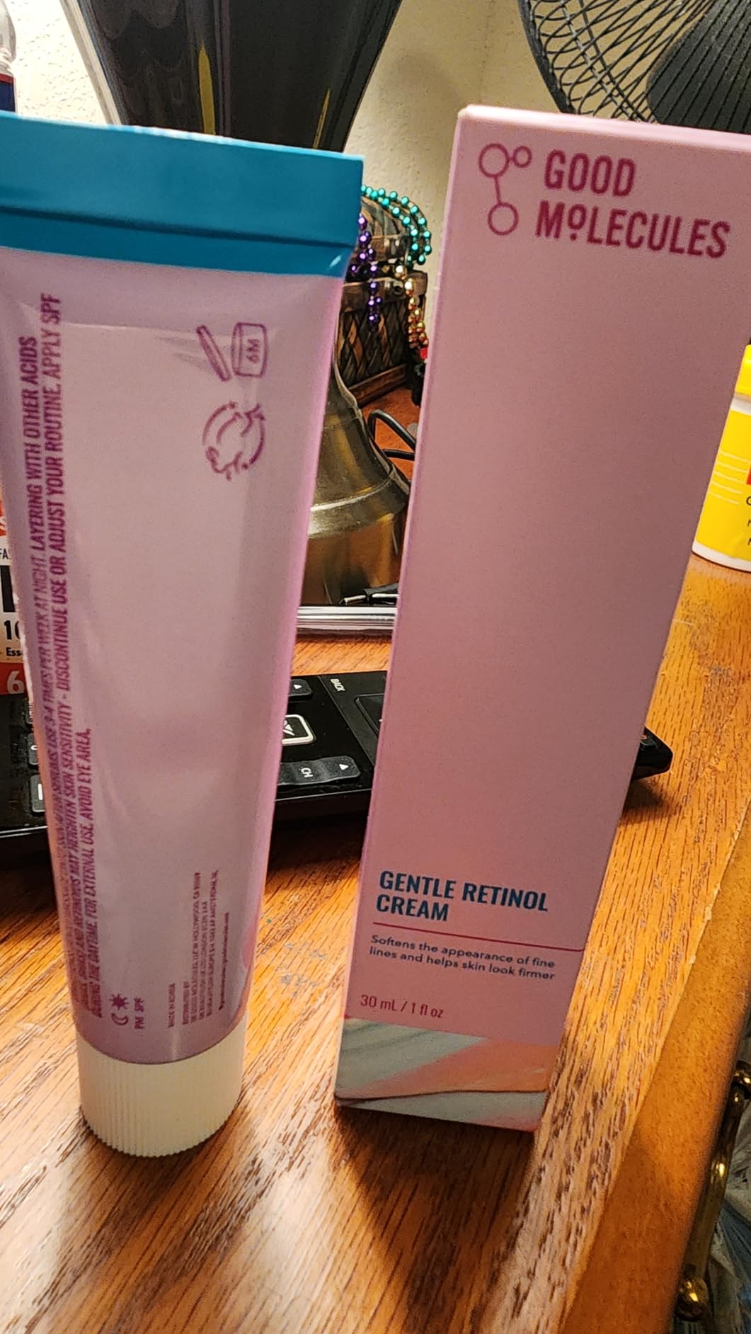 Good Molecules Gentle Retinol Cream, Retinol Night Cream for Face, 1 fl oz customer photo 1