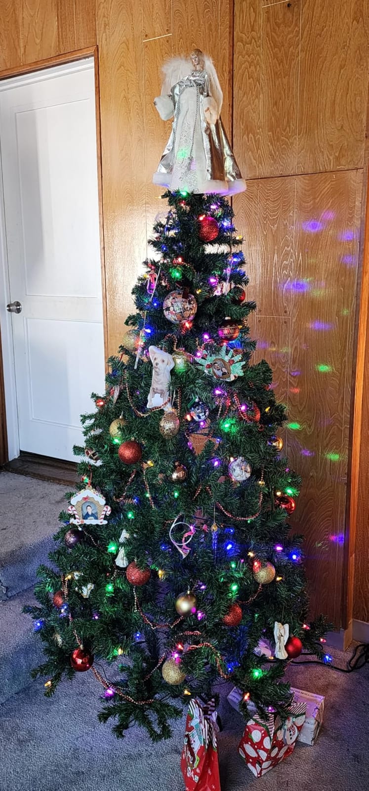Best Choice Products 6Ft Pre-Lit Christmas Tree w/Twinkling LEDs, Premium Green Artificial Pine Lighted Holiday Decoration w/ 250 Lights, 1000 Branch Tips, Metal Base - Clear/White Lights customer photo 2
