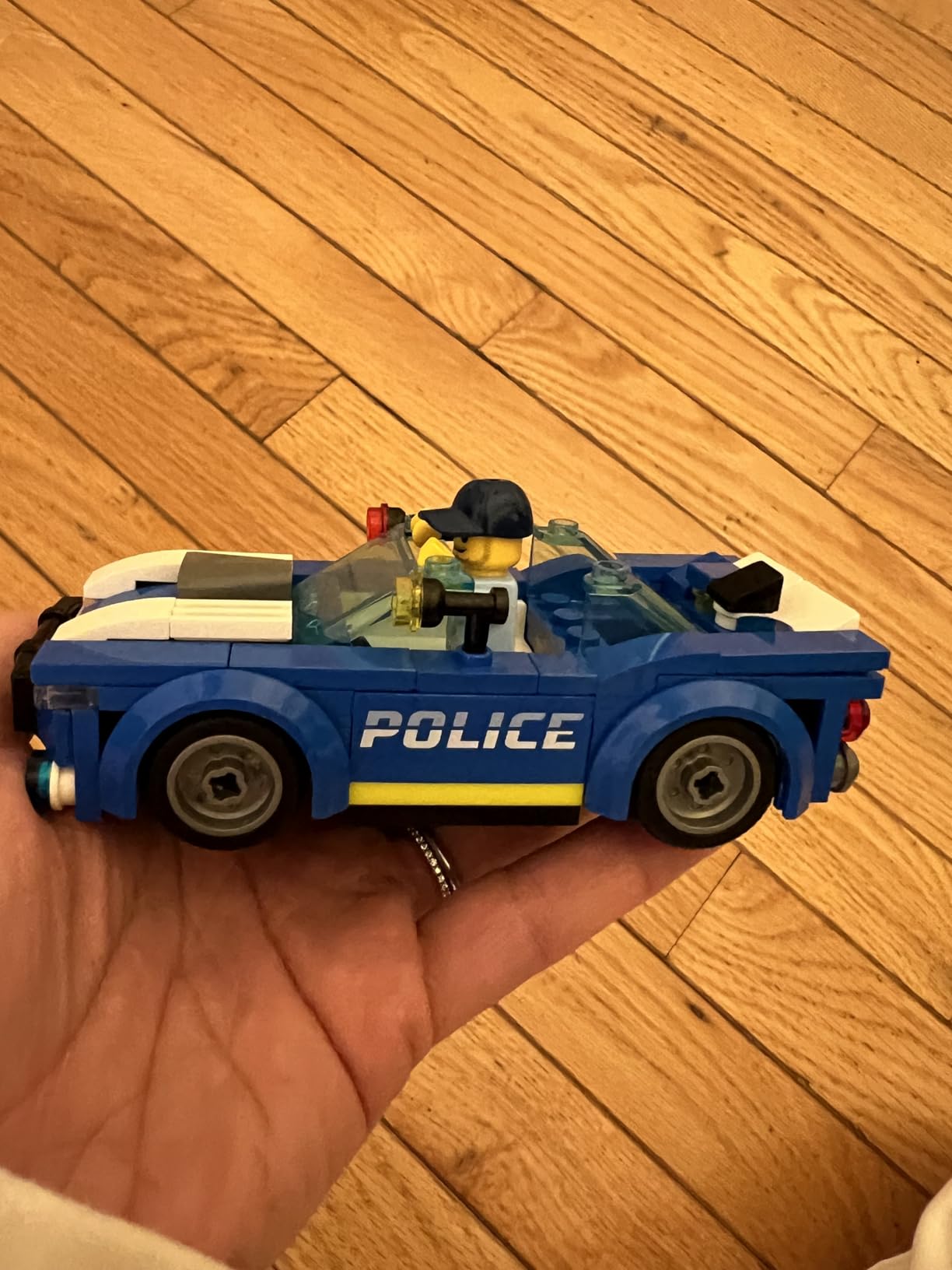 LEGO City Police Car Toy 60312 for Kids 5 Plus Years Old with Officer Minifigure, Small Gift Idea, Adventures Series, Car Chase Building Set customer photo 2