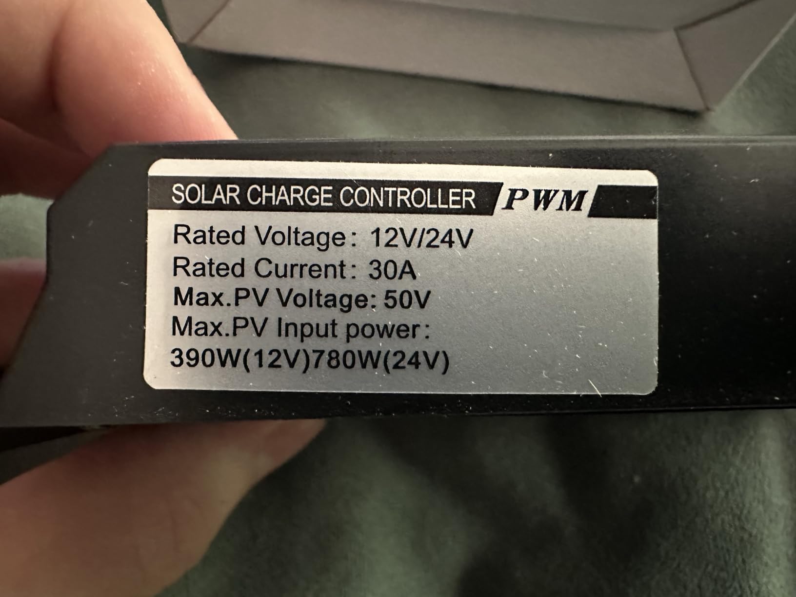 30A Solar Charge Controller 12V/24V Solar Panel Intelligent Regulator customer photo 1