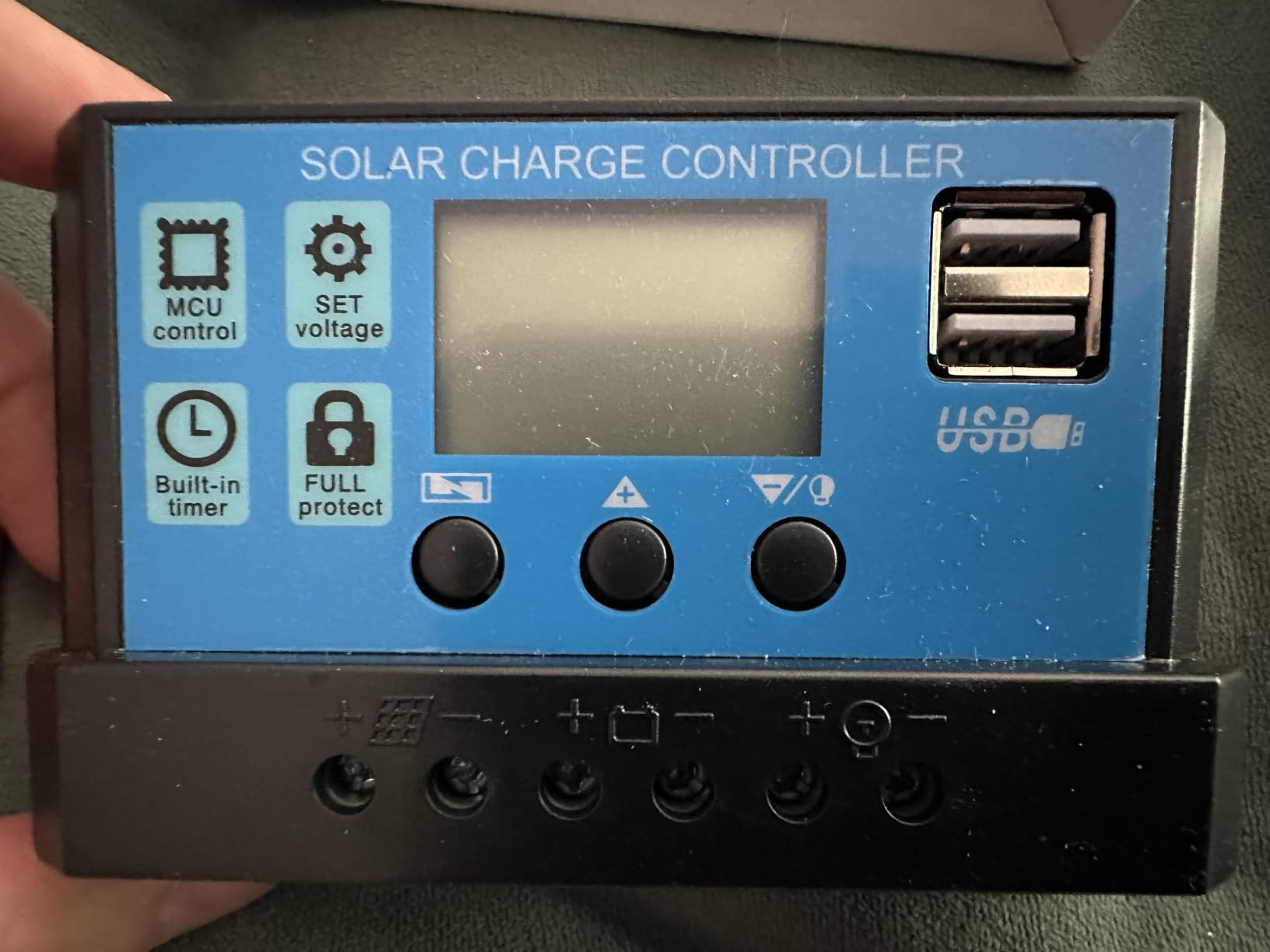 30A Solar Charge Controller 12V/24V Solar Panel Intelligent Regulator customer photo 2