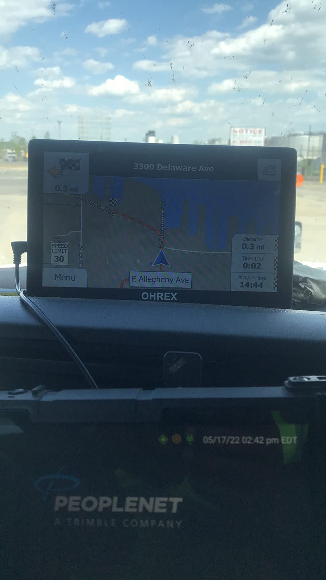 OHREX N900 Truck GPS Commercial Drivers 2026,Trucker GPS for Semi Truck 9