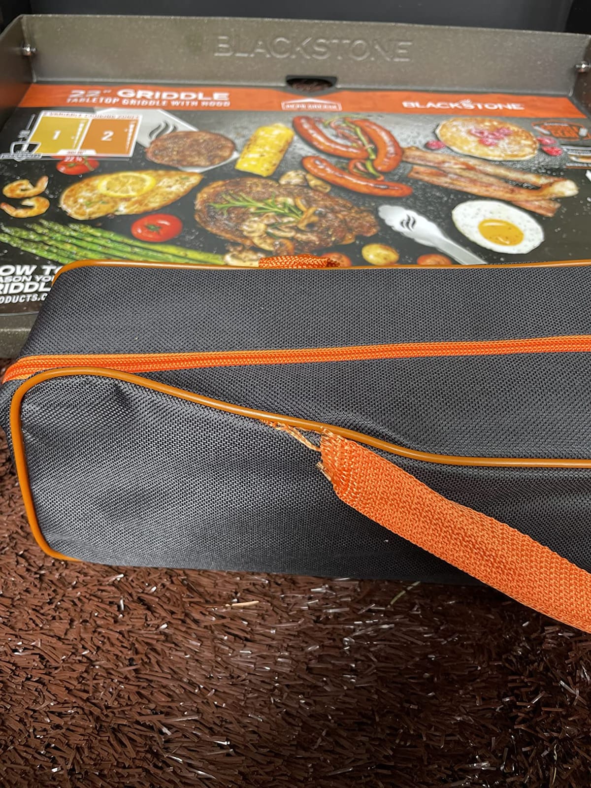Blackstone Griddle Accessories Kit,16pcs Flat Top Grill Accessories Set for Blackstone and Camp Chef with Spatula,Scraper,Griddle Cleaning Kit &Carry Bag,Great for Outdoor BBQ & Teppanyaki and Camping customer photo 1