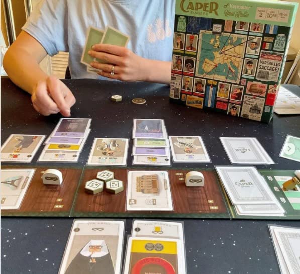Caper Europe | Strategic Two-Player Board Game for Ages 10+ | Fast-Paced Card Drafting Heist Across Europe | Travel-Friendly Box with Stunning Art | Perfect for Couples and Family Game Night customer photo 1