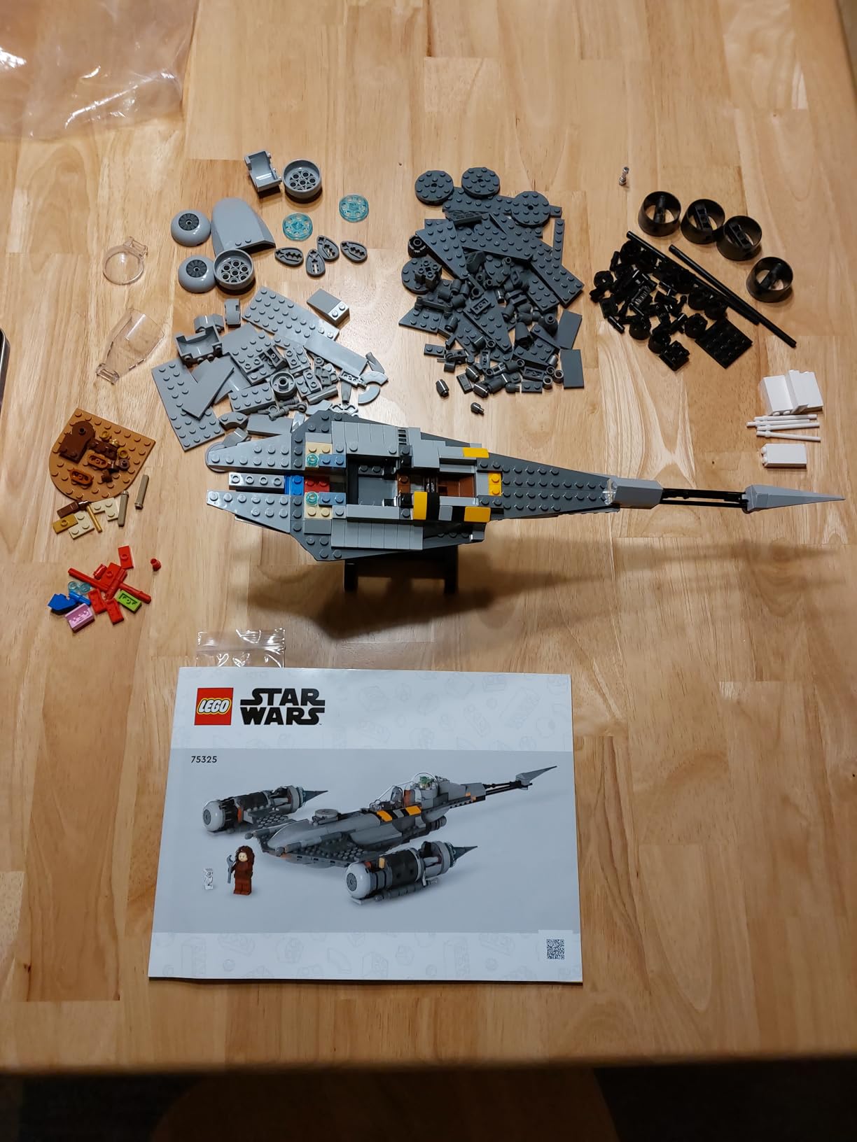 LEGO Star Wars The Mandalorian's N-1 Starfighter 75325 Building Set - The Book of Boba Fett, Featuring Baby Yoda Grogu and Droid Toy Figures, Birthday Gift idea for Kids, Boys & Girls Ages 9+ customer photo 1