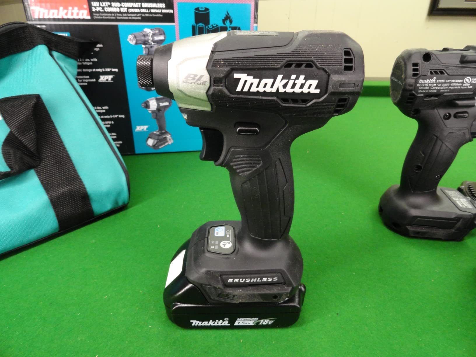 Makita CX203SYB 18V LXT® Lithium-Ion Sub-Compact Brushless Cordless 2-Pc. Combo Kit (1.5Ah) customer photo 2