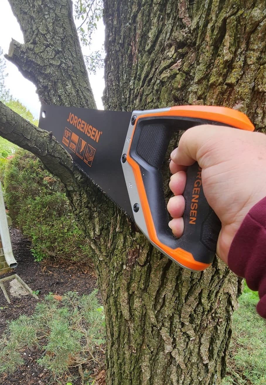 JORGENSEN 15-Inch Hand Saw, 8 TPI Coarse Blade for Wood Cutting customer photo 2