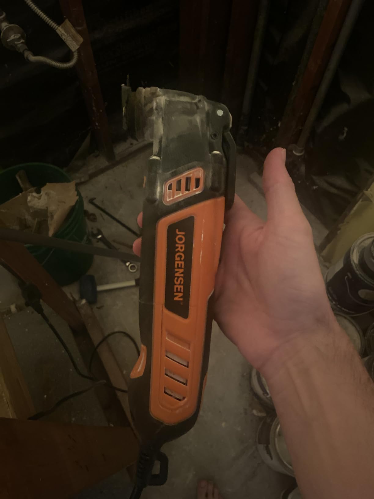 JORGENSEN Corded Oscillating Multi Tool, Variable Speed with 16 PCS Blades customer photo 1