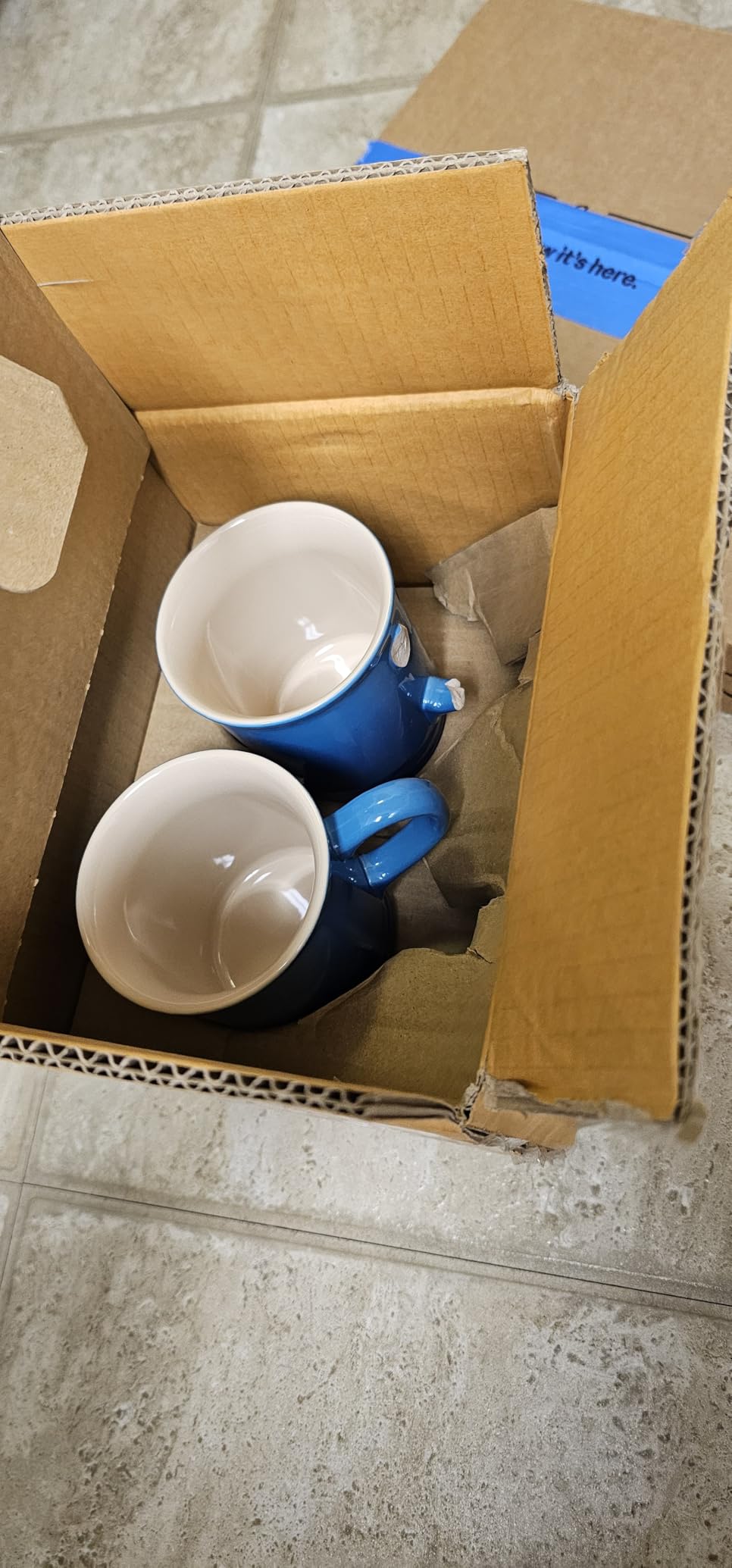 Le Creuset Stoneware Vancouver Mug, Set of 4, 14 oz. each, Sea Salt customer photo 2