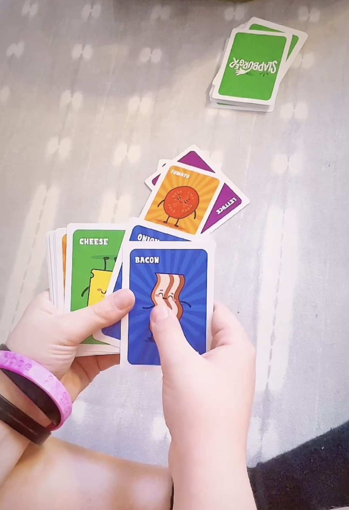 Slapburger Card Game, Family Card Games for Kids and Adults 4+, Travel customer photo 1