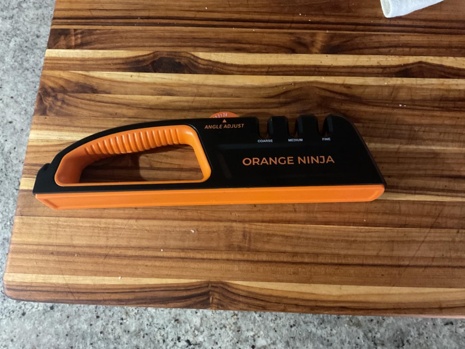 5 Precision Adjust Knife Sharpener- 3-Stage Premium Kitchen Knife Sharpener customer photo 2