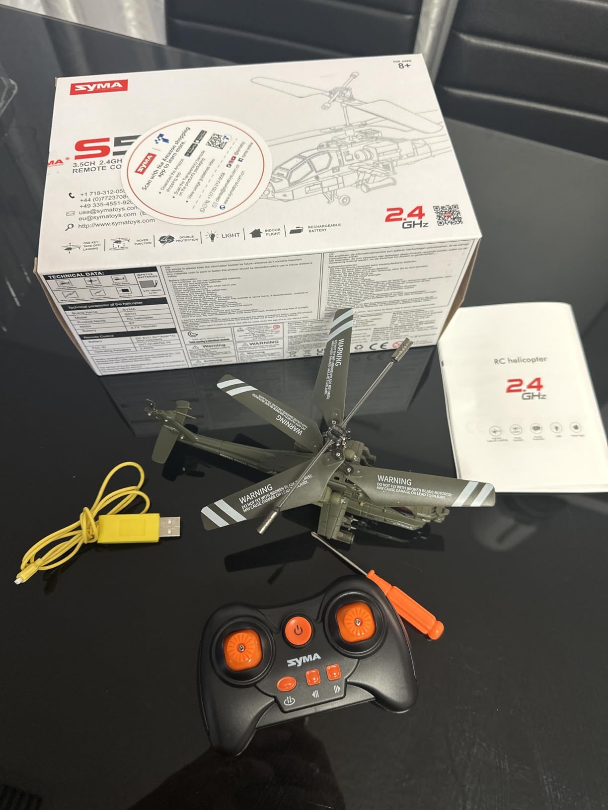 SYMA S51H RC Helicopter for Kids, Military Remote Control Helicopter customer photo 1