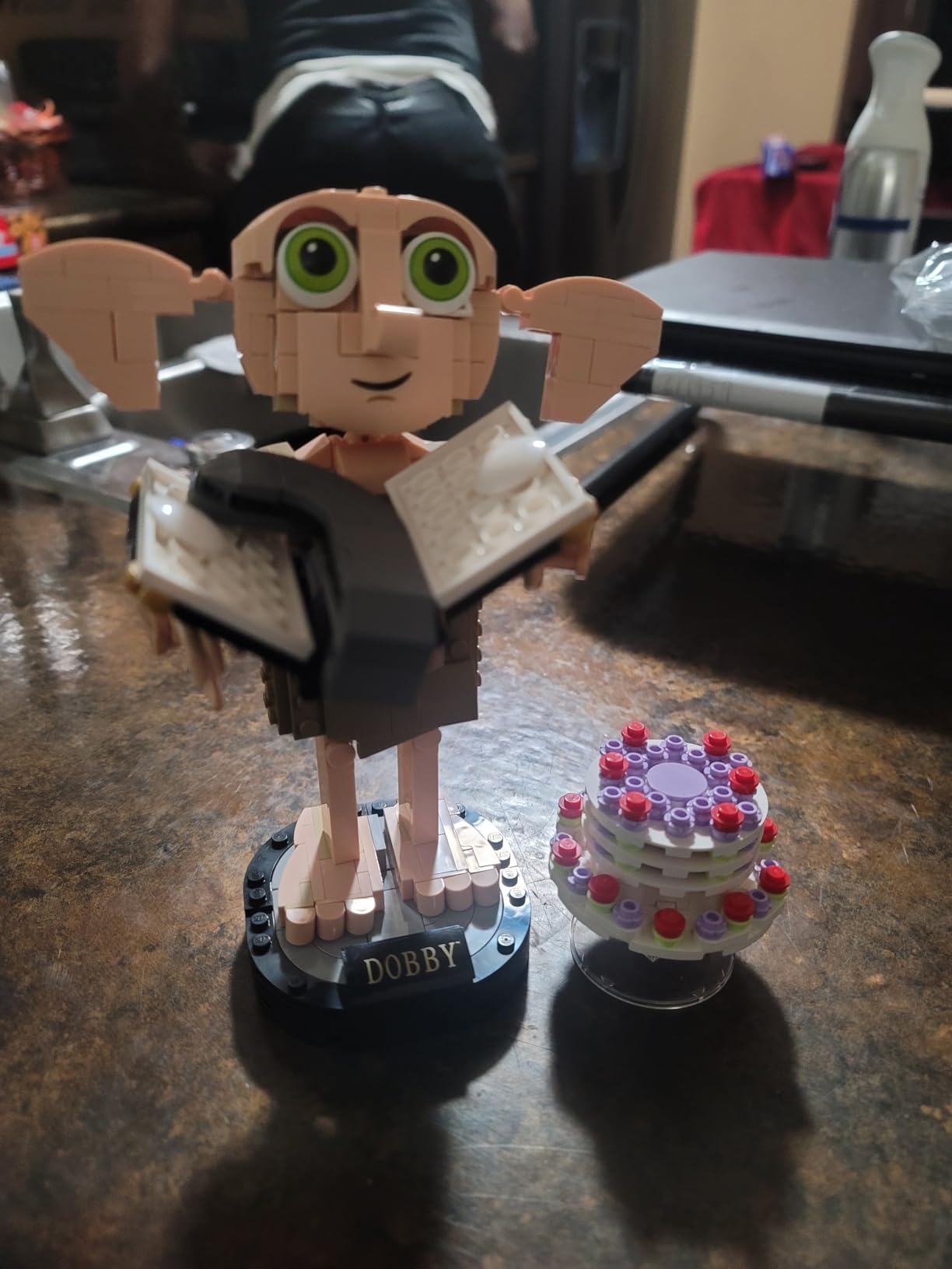 LEGO Harry Potter Dobby the House-Elf Building Toy Set, Build and Display Model of a Beloved Character from the Harry Potter Franchise, for 8 Year Old Boys' and Girls' Birthday, 76421 customer photo 2