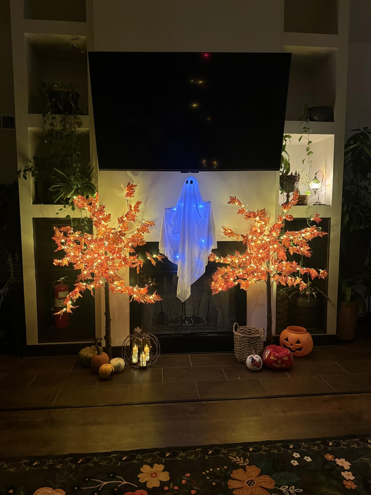 JOYIN Halloween Hanging Light up Ghost, 47