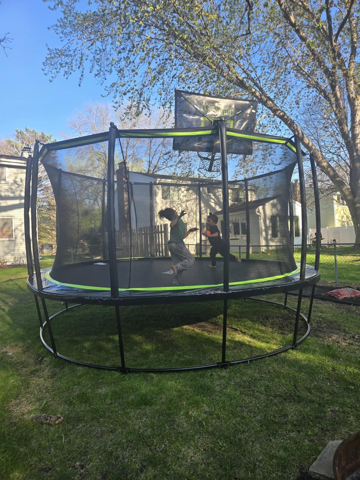 Jumpflex Hero Trampoline, Outdoor 10 FT, 12 FT, 14 FT, 15 FT Round Bouncer with Safety Net, Optional Accessories, Ladder customer photo 2