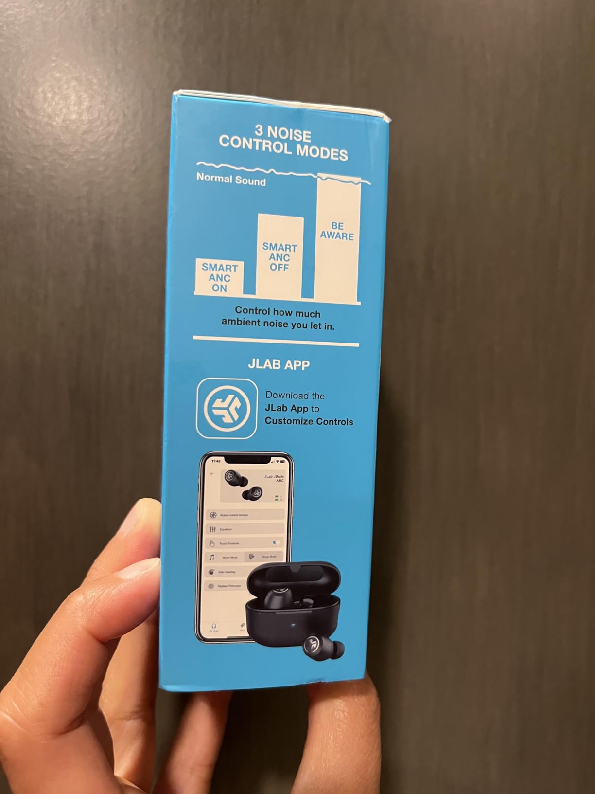 JLab JBuds ANC 3, True Wireless Earbuds, Active Noise Cancelling, Multipoint Connect, Google Fast Pair, Black customer photo 2