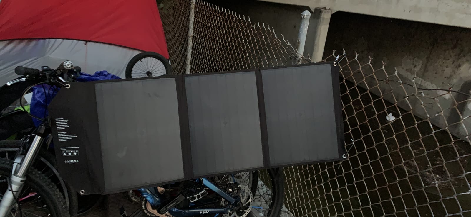 Powkey 40W Portable Solar Panel for 100W~200W Portable Power Station customer photo 1