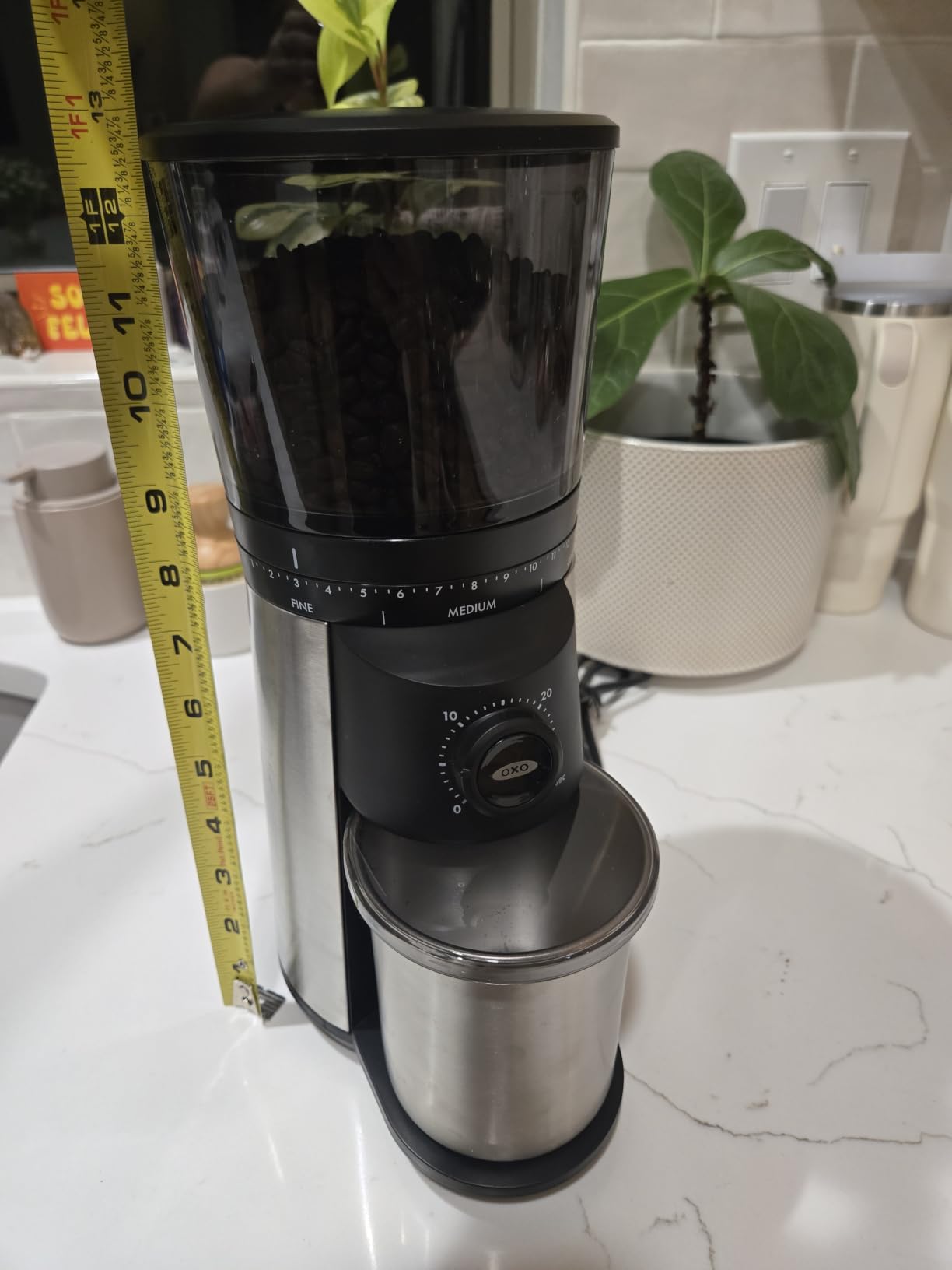 OXO Brew Conical Burr Electric Coffee Bean Grinder - 12 Oz, Matte Black customer photo 2