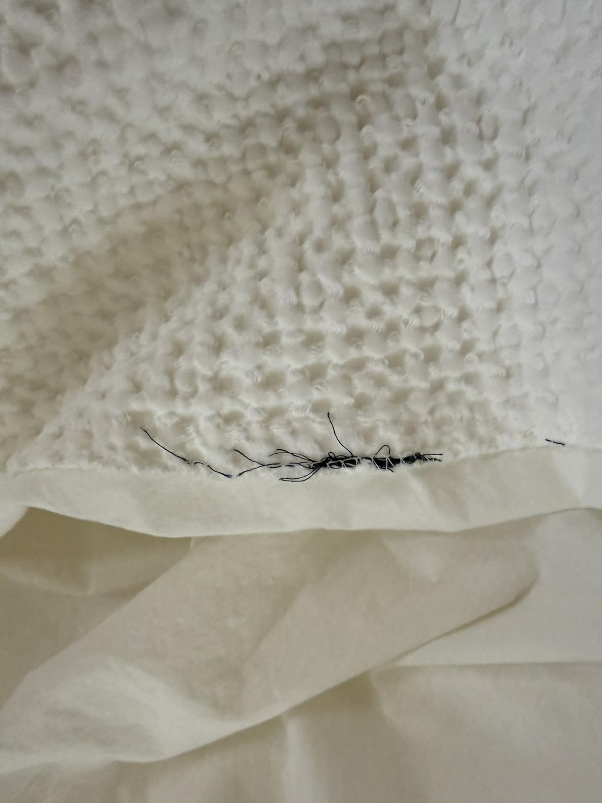 Bedsure PureWoven 3 Pieces 100% Cotton Waffle Weave Duvet Cover Set, Queen customer photo 2