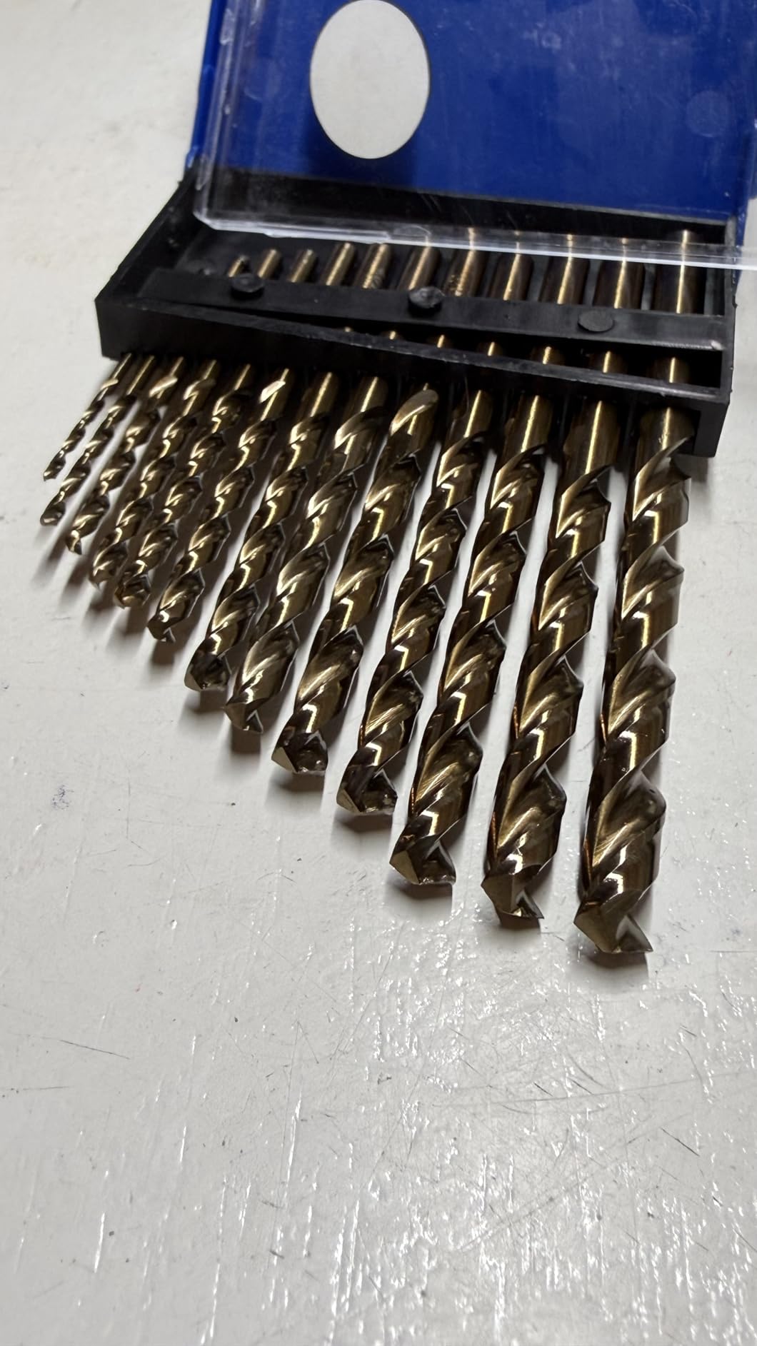 Metric Cobalt Drill Bits Set 1.5-6.5mm 13PCS, M35 high speed steel, high hardness straight shank drill, mechanical or hand drill for drilling, suitable for stainless steel, iron, copper and aluminum. customer photo 1