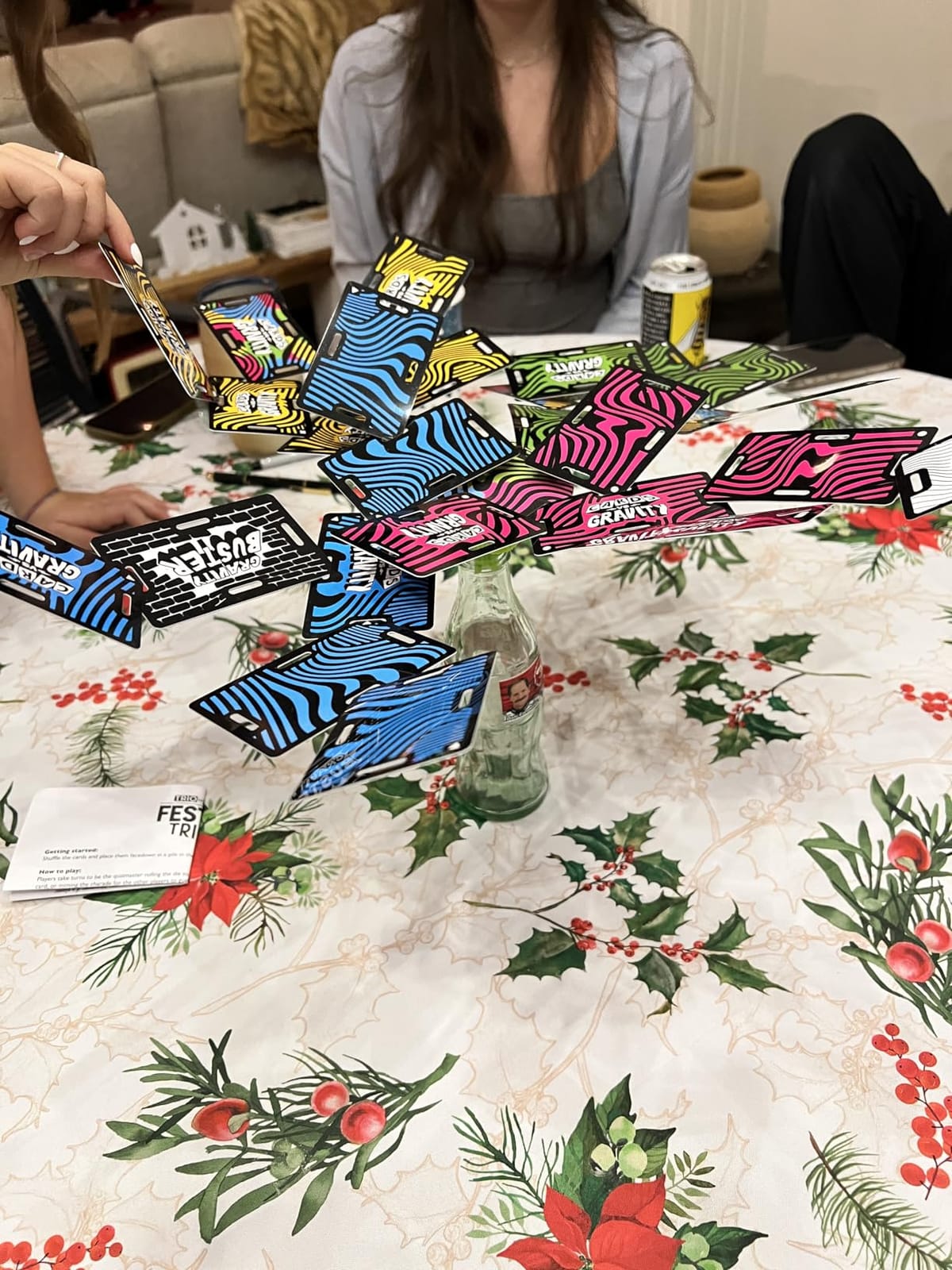 Big Potato Cards vs Gravity Pro: Ultimate Stacking & Balancing Travel Game | Waterproof Card Game for Camping, Vacations & Family Fun | 2-8 Players customer photo 1