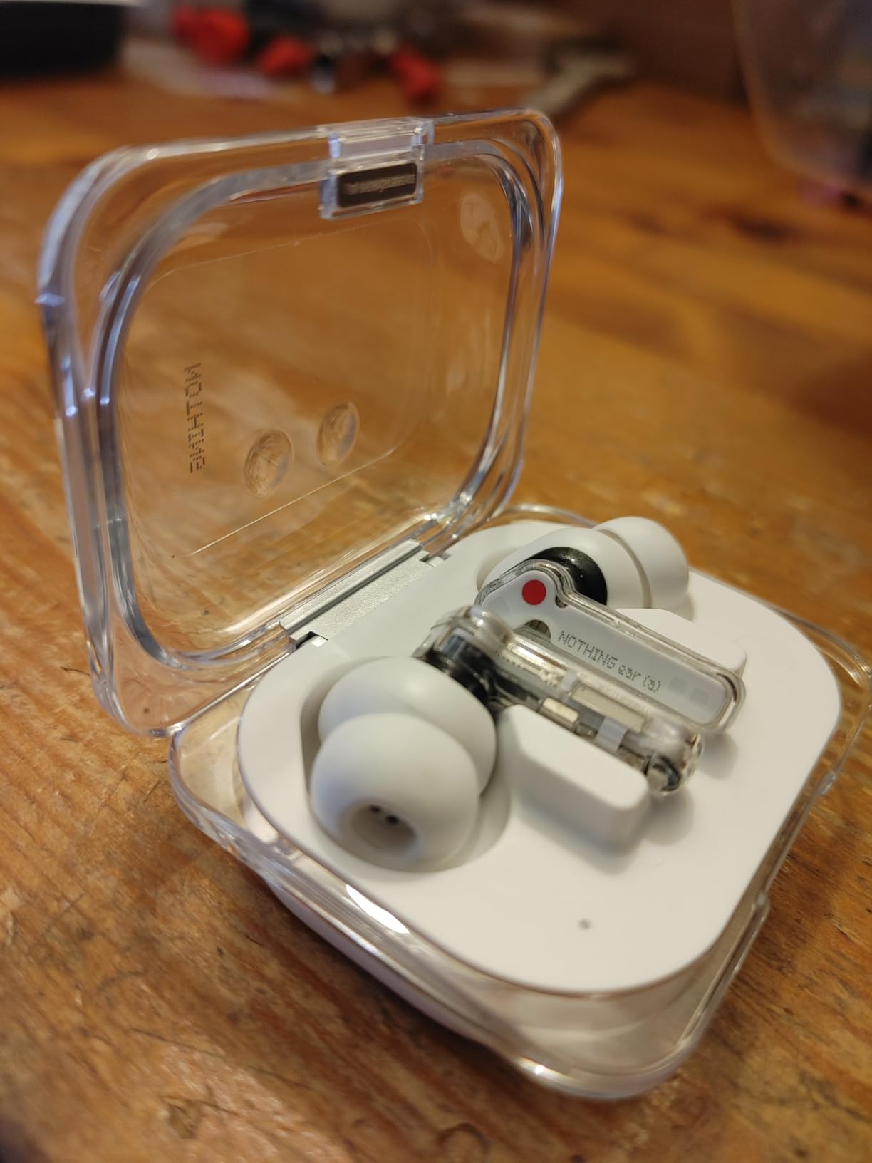 Nothing Ear (a) Wireless Earbuds, 45dB Hybrid Noise Cancelling Earbuds, Hi-Res Audio, Advanced Equaliser, Dual Connect, 6 Mics, 42.5H Playtime Ear Buds Wireless Bluetooth, White customer photo 1