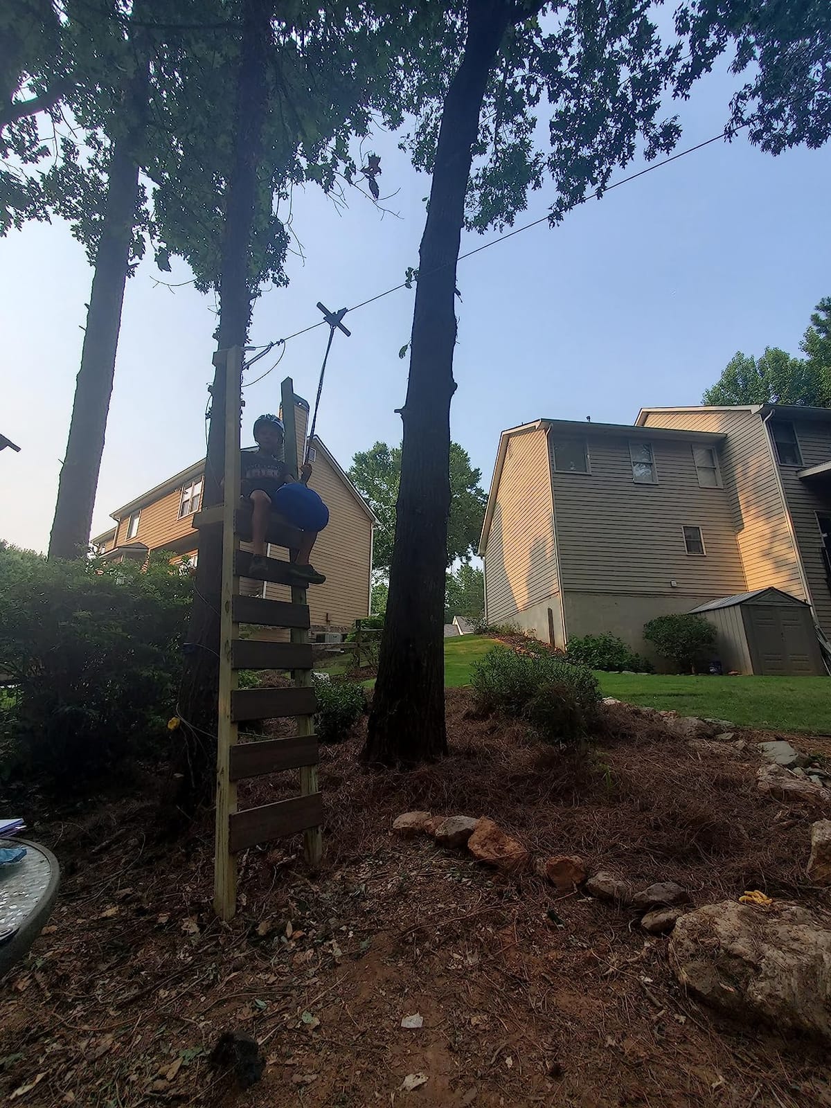X XBEN Zip line Kits for Backyard 65FT, Ziplines for Kids and Adults customer photo 2