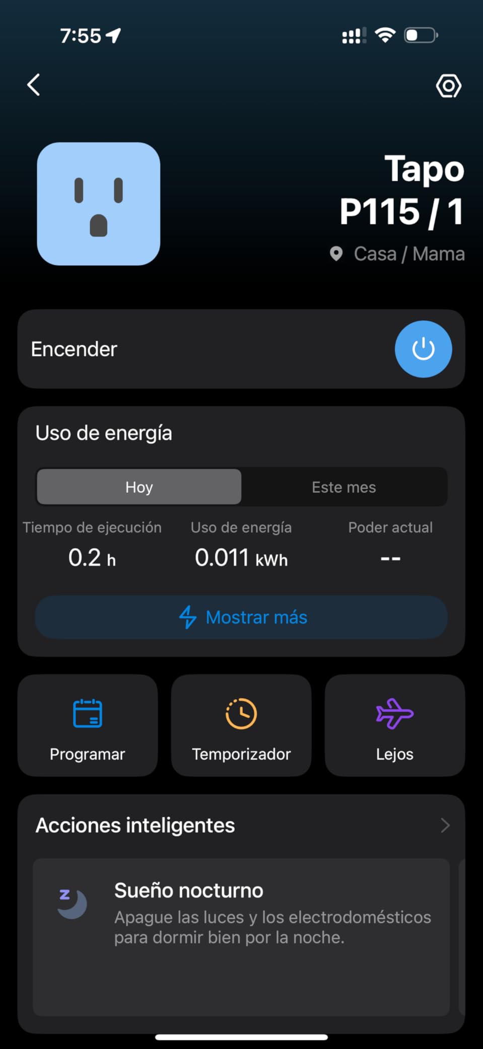 Tapo Smart Plug Wi-Fi, Energy Monitoring, P115(2-Pack), 15A customer photo 1