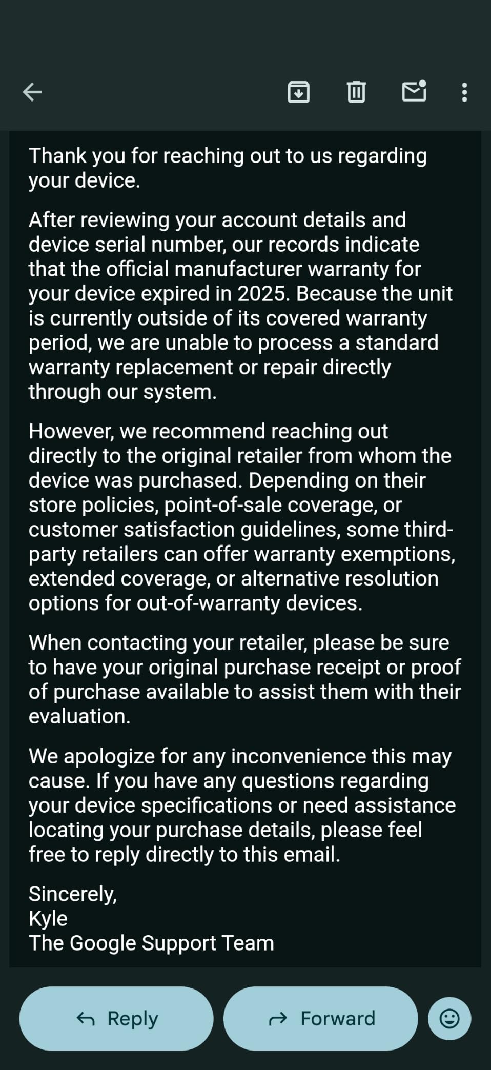 Google Pixel 9 Pro Fold customer photo 1
