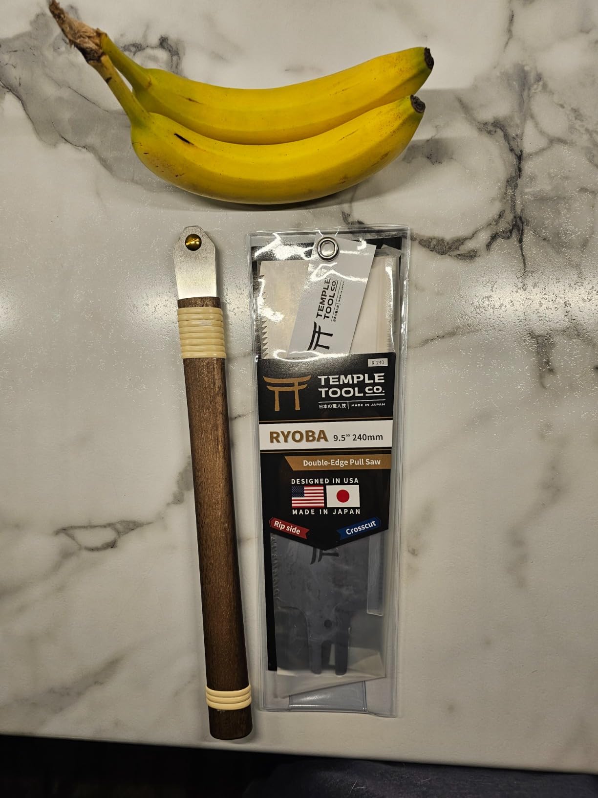 Japanese Pull Saw - 9.5 Ryoba Hand Saw with Rip-cut and Crosscut - Wood Saw for Dovetails, Tenons, Joinery, Cutting Boards to Length & Width- Temple Tool Co. customer photo 2