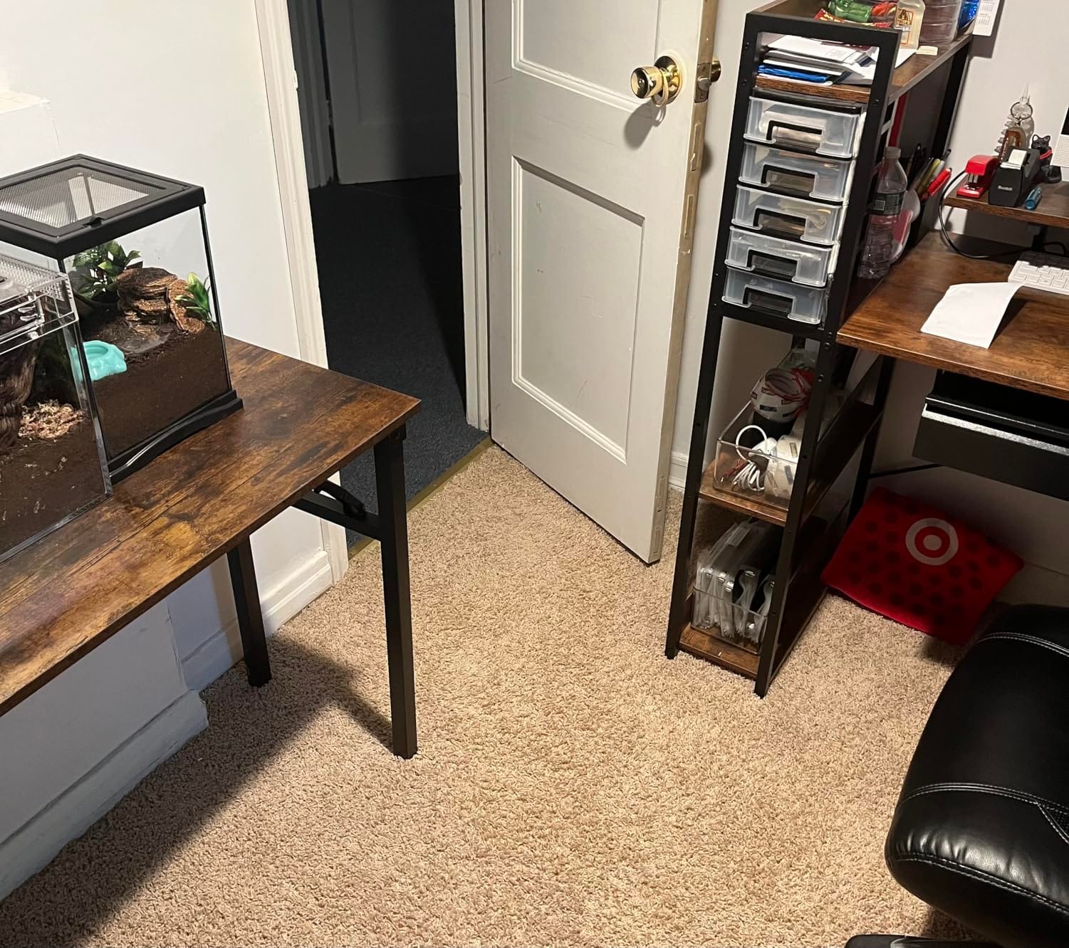 TEMI Small Computer Desk Folding Table - 35.8