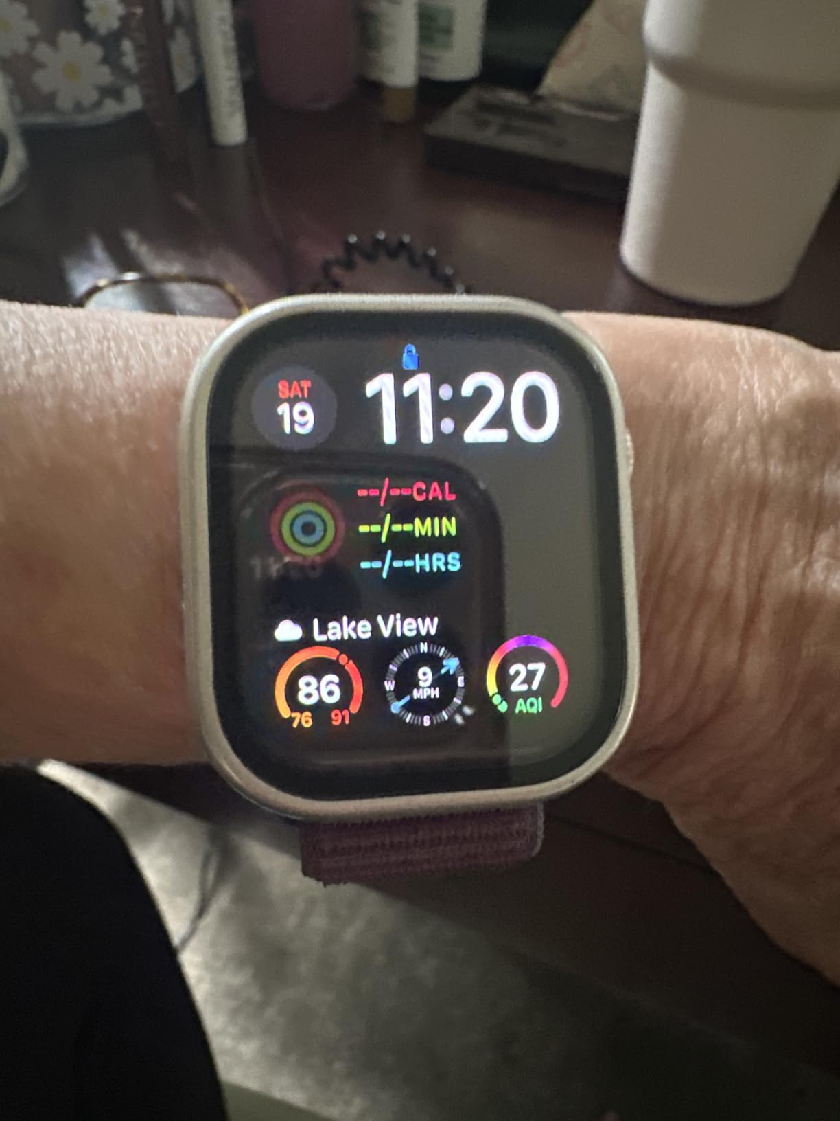 Apple Watch Series 10 [GPS 46mm case] Smartwatch with Rose Gold Aluminum Case with Plum Sport Loop. Fitness Tracker, ECG App, Always-On Retina Display, Carbon Neutral customer photo 1