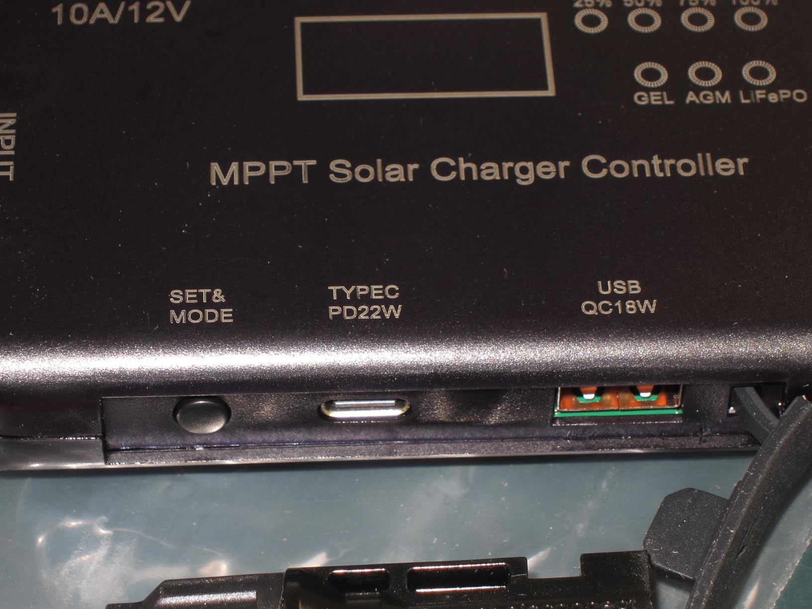 SUNAPEX MPPT Solar Charge Controller 12V 10A for LiFePO4 AGM Gel Batteries customer photo 1