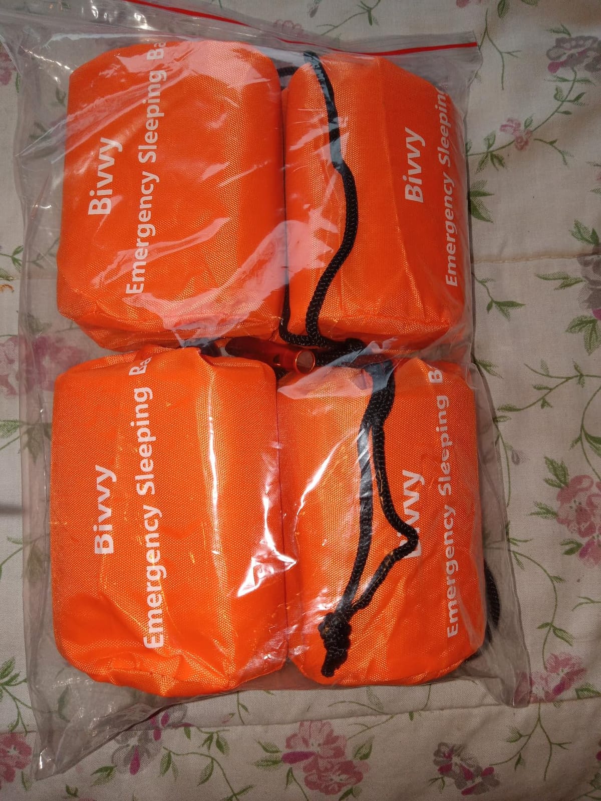 Emergency Sleeping Bag Survival Bag, Cymuber Portable Waterproof Thermal Bivy Sacks Tac Bivvy Bags,Camping Mylar Sleeping Bag Survival Gear Emergency Blankets Survival Shelter customer photo 2